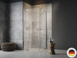 Cabină de duș pătrată Jungborn SETTE 90x90x200 cm profil crom sticlă transparentă