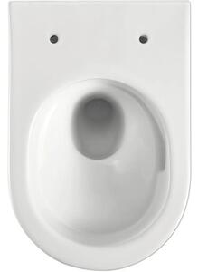 Vas WC suspendat Jungborn ONE rimless cu tehnica Turbo Flush, incl. capac WC, alb