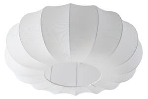 Plafoniere Lindby, Helin, reglabil, Alb, Camera de zi, Țesătură / Textil, Scandinavă