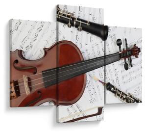 Tablou - Unelte muzicale (90x60 cm)