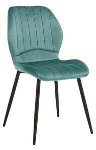 Scaun dining Jelour, Petrol, 54.5x55x84.5 cm