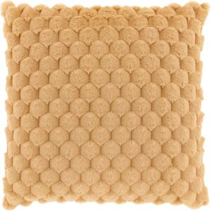 Perna decorativa DEREN 45x45 cm, galben inchis