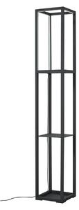 Lampadar Lindby, Birta, reglabil, Negru, Camera de zi, Metal, Modern