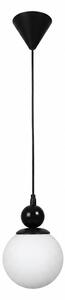 Pendul de plafon Larvic, Negru, 15x15x70 cm