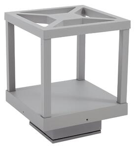 Lampă de Exterior Lucande, Lealan, Gri, Terasă, Aluminiu, Modern