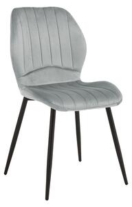 Scaun dining Jelour V1, Gri, 54.5x55x84.5 cm
