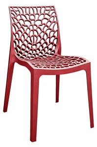 Scaun dining Hush, Burgundy, 53x41x80.5 cm
