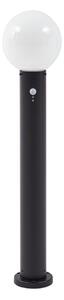 Lampă de Exterior Lindby, Dangan, reglabil, Negru, Terasă, Sticlă, Modern