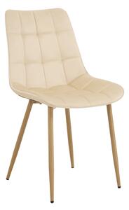 Scaun dining Berne, Crem, 57x53x87 cm