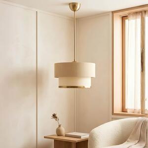 Pendul de plafon Lembar, Bej, 30x30x20 cm