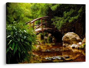Tablou - Pod prin râu (70x50 cm)
