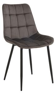 Scaun dining Berne, Gri inchis, 57x53x87 cm