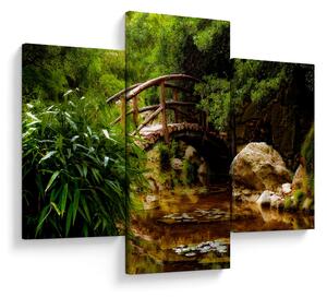 Tablou - Pod prin râu (90x60 cm)