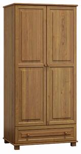 Dulap din lemn de pin 80 cm cuier 2D nr1 culori