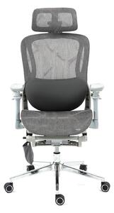 RESIGILAT- RHYTHM PRO Scaun ergonomic cu funcție Rhythm, sezut Translatie, cotiere 6D, Suport lombar ajustabil, Mesh, Gri
