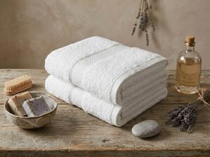 Prosop EMBORIA 50x100 cm alb, 100% bumbac