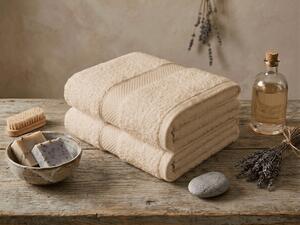 Prosop EMBORIA 50x100 cm bej, 100% bumbac