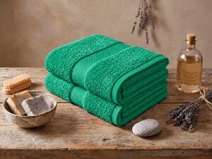 Prosop EMBORIA 50x100 cm verde, 100% bumbac