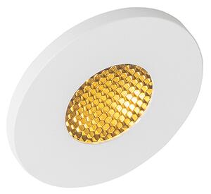 Set de 6 spoturi încastrate moderne pentru baie alb IP54 - Shed Honey