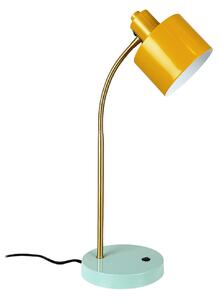 Lampă de masă Dyberg Larsen, Ocean Flex, Galben, Camera de zi, Metal, Scandinavă