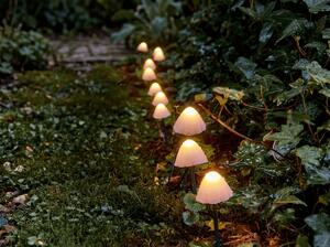 Lampi LED de gradina MUSHROOMS 20 buc, 380 cm