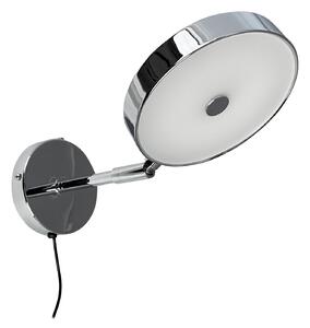 Lampă de perete Dyberg Larsen, Starlight, reglabil, Metalic, Camera de zi, Metal, Design