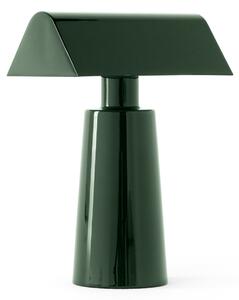Lampă de masă &Tradition, Caret MF1, reglabil, Verde, Camera de zi, Metal, Design