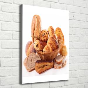 Tablou canvas Pâine într-un coș