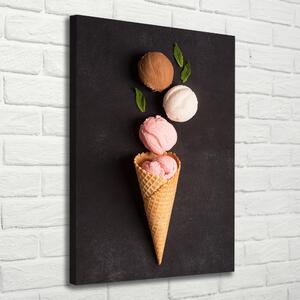 Print pe canvas Înghețată wafelku