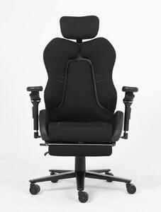 LUMINA X-Motion Plus – Ergonomie Avansată, Cotiere 5D, Textil, Negru