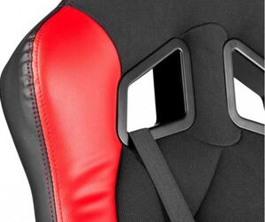 Genesis Nitro330 Scaun Gamer cu pernă pentru talie #black-red