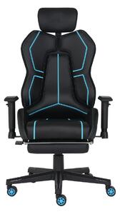 LUMINA X-Motion Core – Gaming & Office –Ergonomie și Confort Total, PU, Negru/Albastru