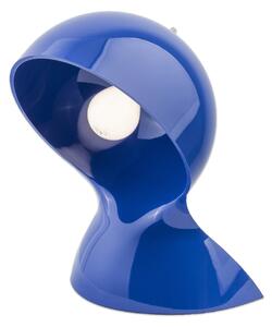 Lampă de masă Artemide, Dalú, Albastru, Camera de zi, Plastic, Design