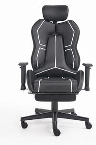 LUMINA X-Motion Core – Gaming & Office –Ergonomie, Confort Total, PU, Negru/Alb