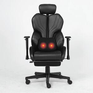 LUMINA X-Motion Confort – Susținere Lombară Avansată, Masaj Integrat și Relaxare Ergonomică Totală, PU, Negru