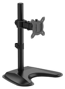 Suport Monitor de Birou Reglabil – Ergonomie, Stabilitate și Control Total, Negru