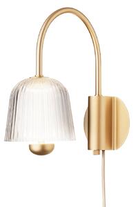 Lampă de perete Nuura Aps, Asteea, reglabil, Auriu / Alamă, Camera de zi, Metal, Scandinavă