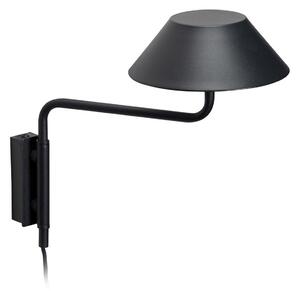 Lampă de perete Hübsch, COVER, Negru, Camera de zi, Metal, Modern