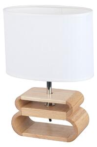 Lampă de masă COREP, Oslo, Alb, Camera de zi, Țesătură / Textil, Scandinavă