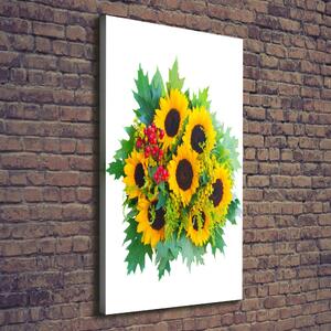 Tablou pe pânză canvas buchet de floarea-soarelui