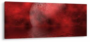 Tablou - Luna pe nivelul apei (120x50 cm)
