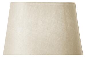 Abajur oval Basic, bej, lungime 26 cm Watt & Veke, Basic oval, Bej, Țesătură / Textil, Design