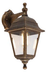 Lampă de perete pentru exterior auriu antic IP44 - Capital
