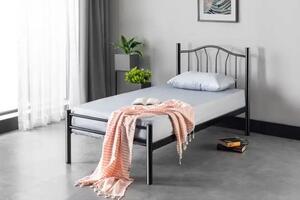 Cadru de pat metalic 1 persoana 120 cm*200 cm,Cristal
