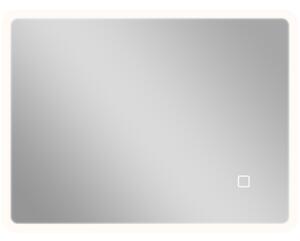HOMCOM Oglindă de Baie cu LED 60x80 cm, 3 Culori de Lumină, Intensitate Reglabilă, Antiaburire, Comandă Tactilă, Memorie | Aosom Romania