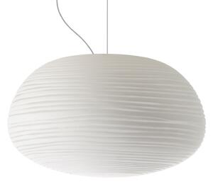 Lustră Pendul Foscarini, Rituals 2, reglabil, Alb, Camera de zi, Sticlă, Design