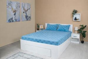 Set Husa Cocolino cu Elastic 160 200 Cm +2 Fete Perna 50x70 Cm