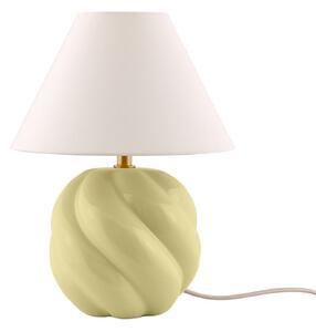 Lampă de masă Globen Lighting, DAHLIA, Bej, Camera de zi, Țesătură / Textil