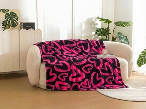 Patura Cocolino AMORYS, roz Dimensiune: 160 x 200 cm