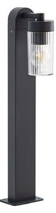 Lampă de Exterior Lindby, Kaliro, Negru, Terasă, Aluminiu, Modern